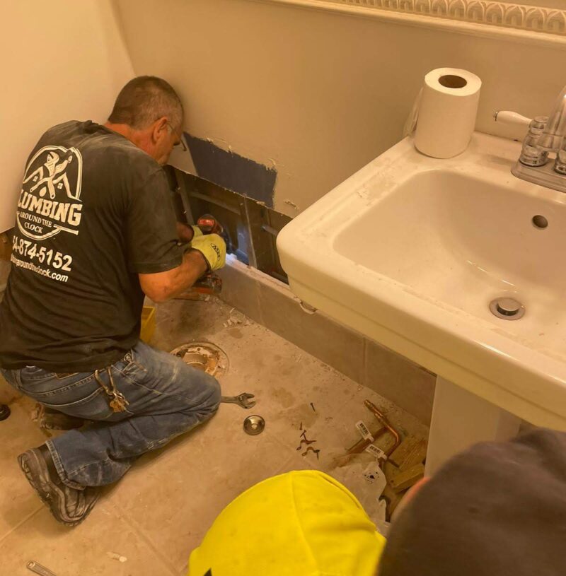 Plumbing around the clock